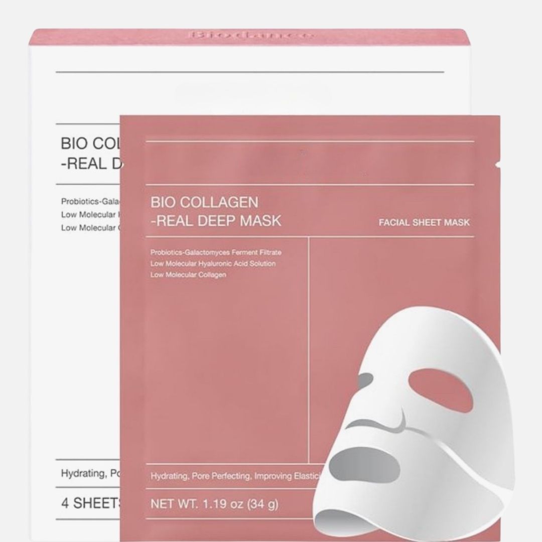 Skinvasion - Bio-Kollagen Gesichtsmaske (4er-Box) - Doppelpack