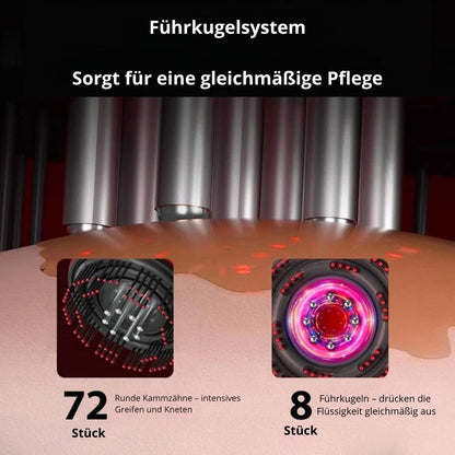 Skinvasion - Rotlicht HairFlow-Stimulationsbürste