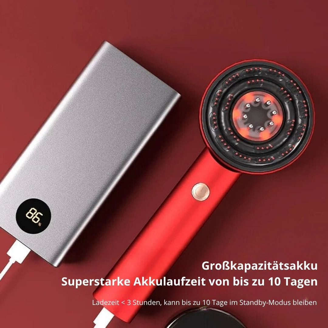 Skinvasion - Rotlicht HairFlow-Stimulationsbürste