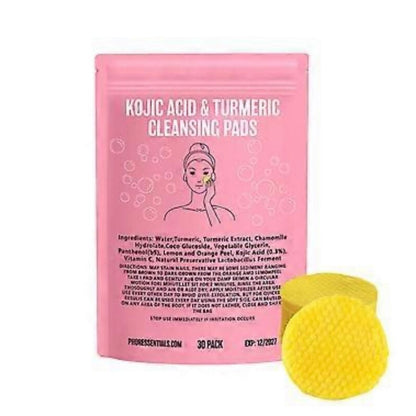 Skinvasion -  Reinigungspads mit Kojisäure und Kurkuma - Doppelpack